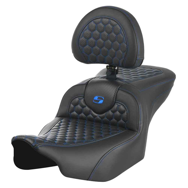 Saddlemen Roadsofa Honeycomb Sadel till Harley