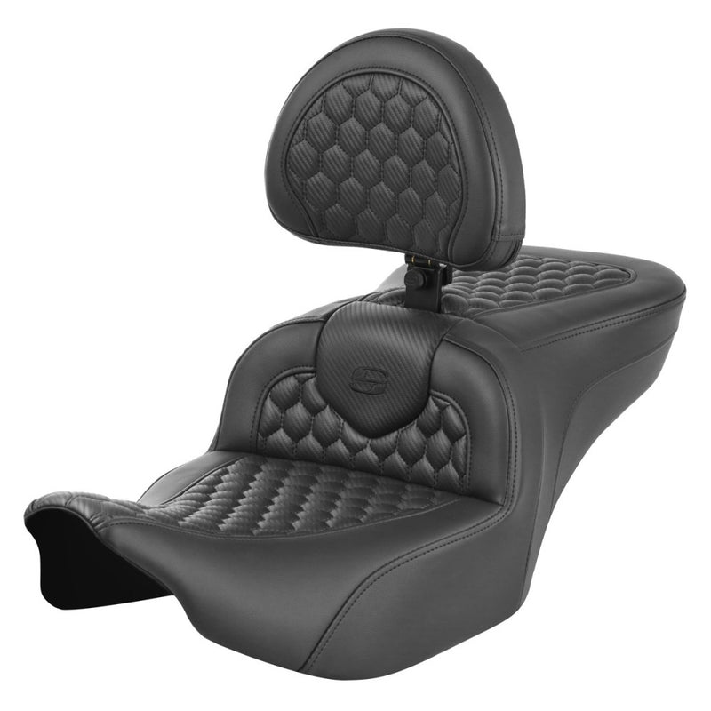Saddlemen Roadsofa Honeycomb Sadel till Harley
