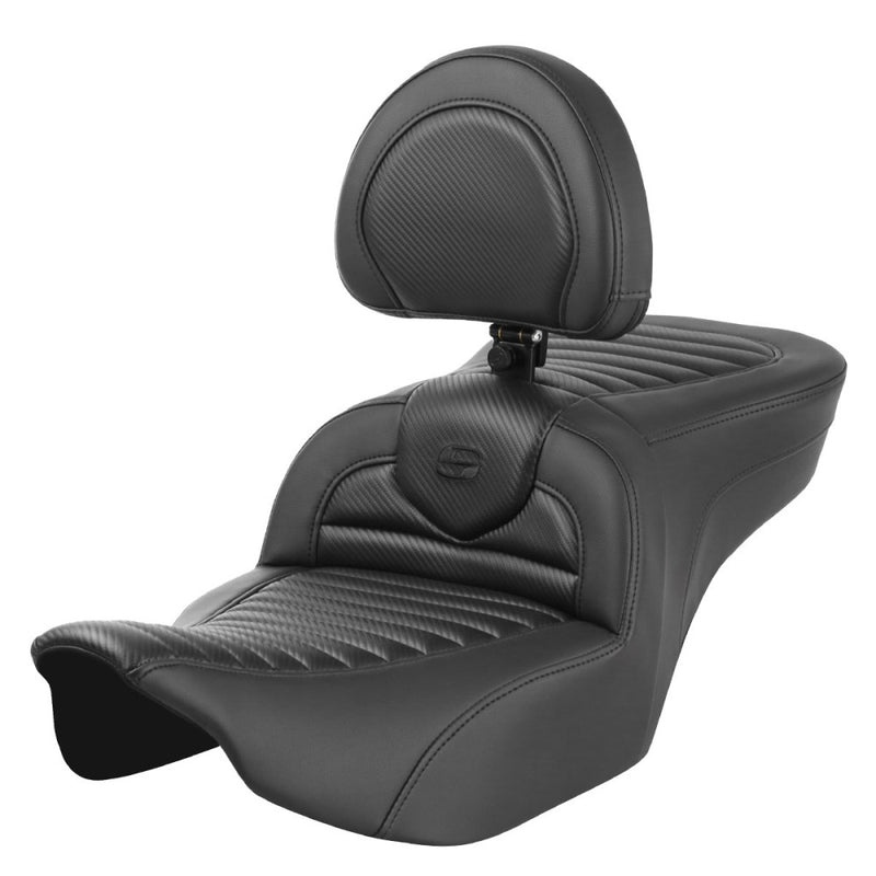 Saddlemen Roadsofa Tuck-n-Roll Sadel till Harley