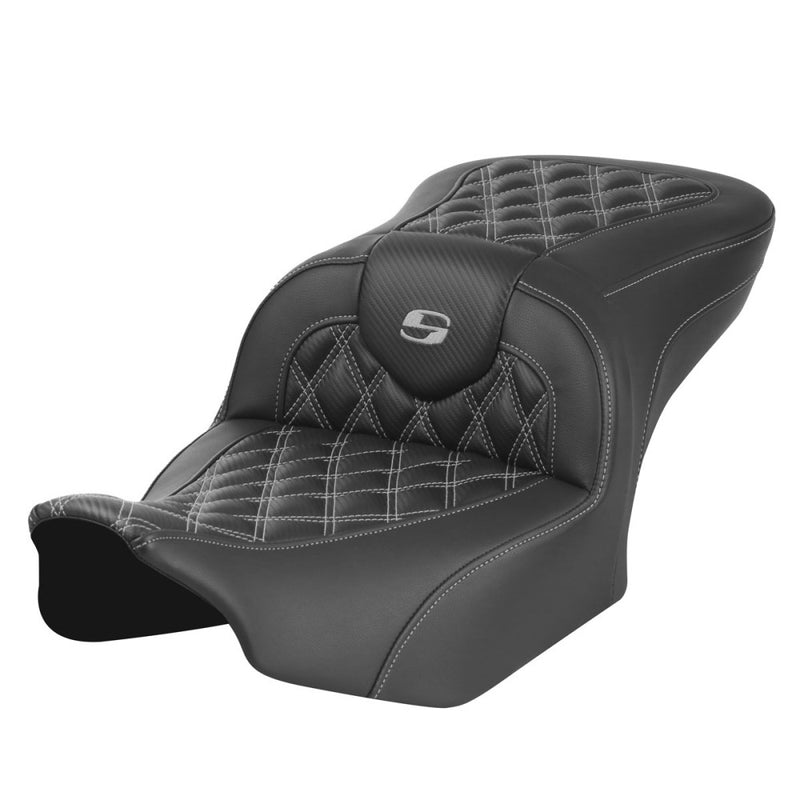 Saddlemen Roadsofa Lattice Stitch Sadel till Harley