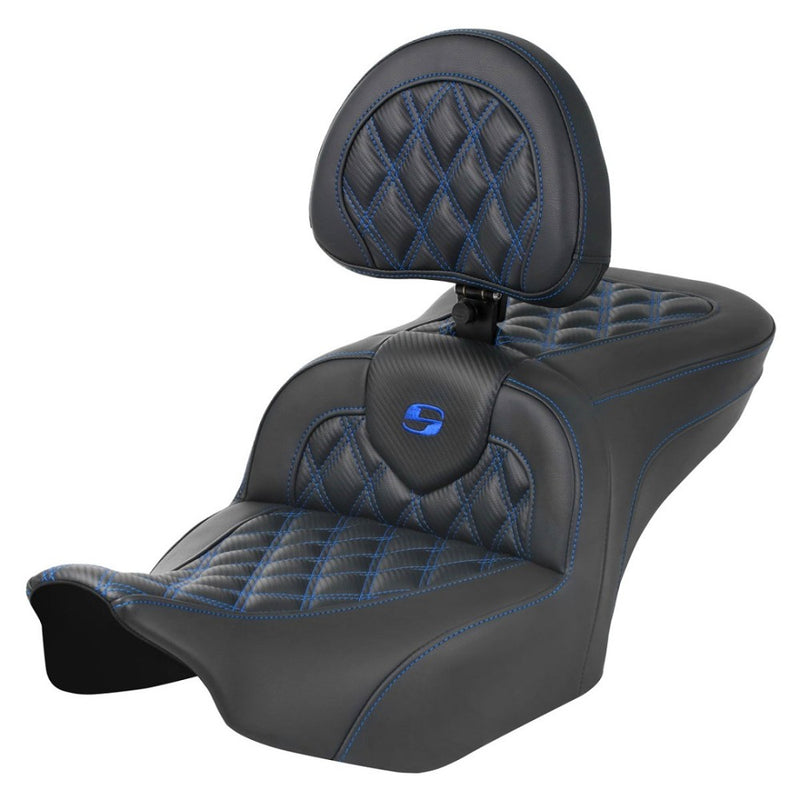 Saddlemen Roadsofa Lattice Stitch Sadel till Harley