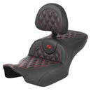 Saddlemen Roadsofa Lattice Stitch Sadel till Harley