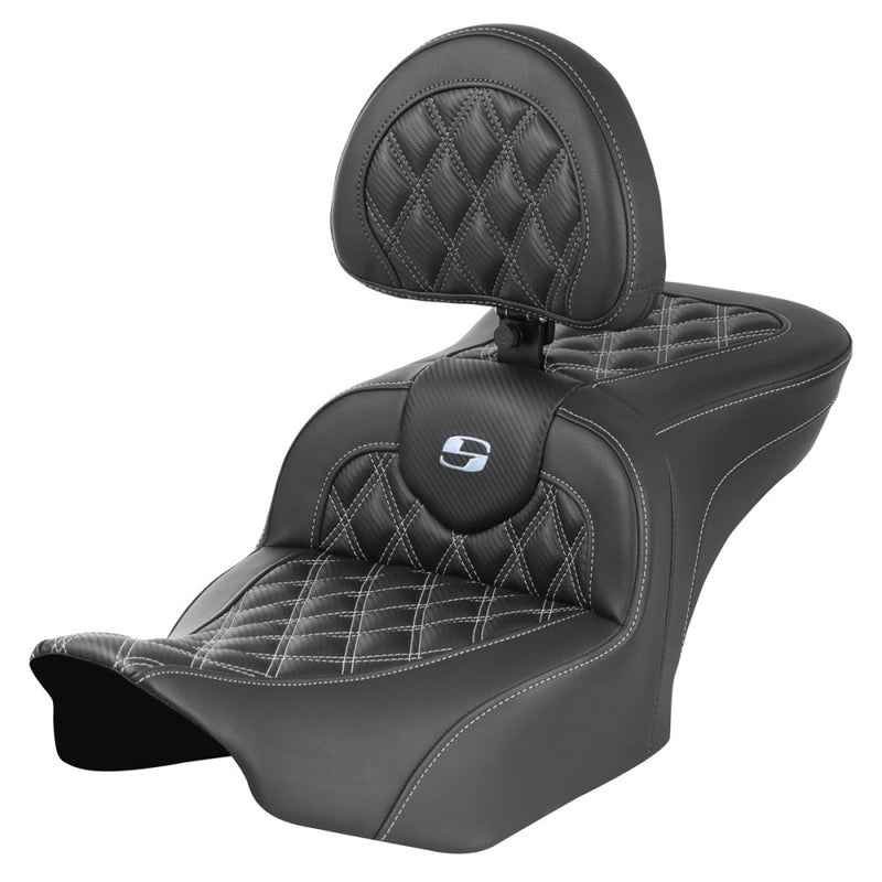 Saddlemen Roadsofa Lattice Stitch Sadel till Harley