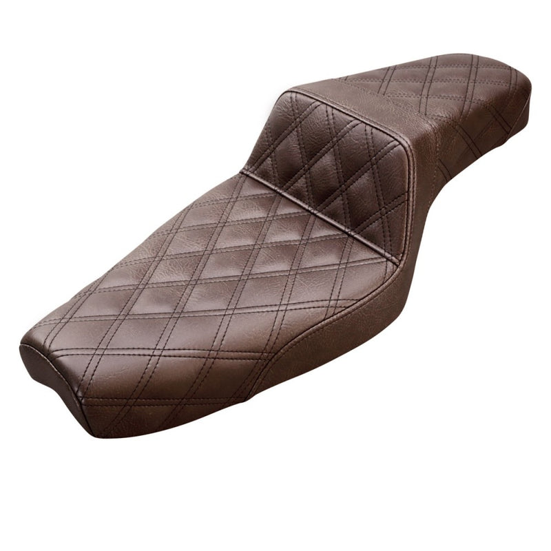Saddlemen Step-Up Lattice Stitch Sadel till Harley