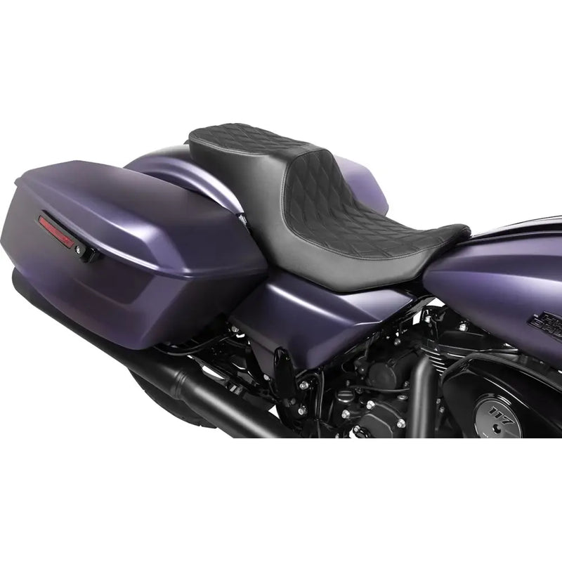Drag Specialties Performance Predator 2-Up Sadel till Harley