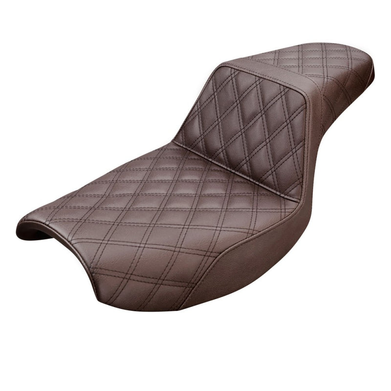 Saddlemen Step-Up Lattice Stitch Sadel till Harley