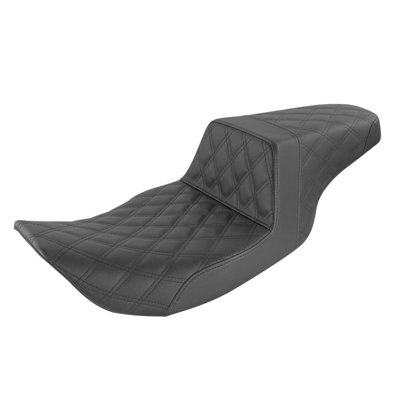 Saddlemen Step-Up Lattice Stitch Sadel till Harley