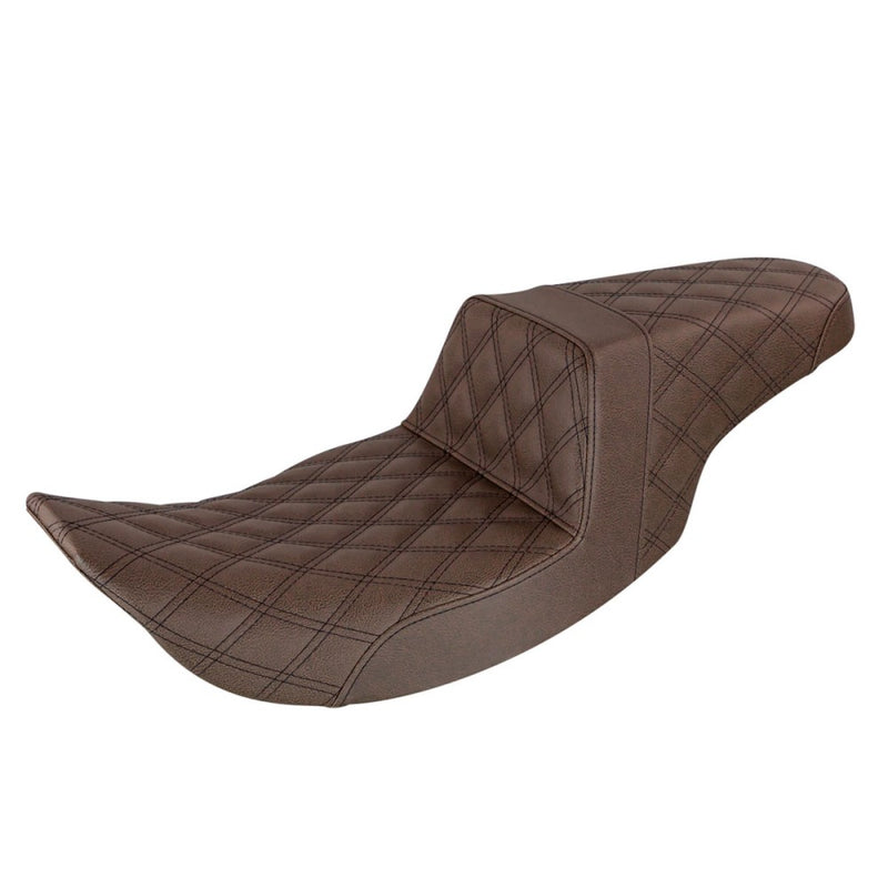 Saddlemen Step-Up Lattice Stitch Sadel till Harley