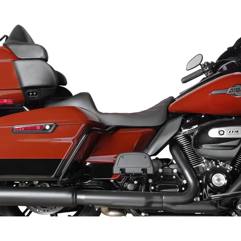 Drag Specialties Predator III 2-Up Extended Reach Sadel till Harley