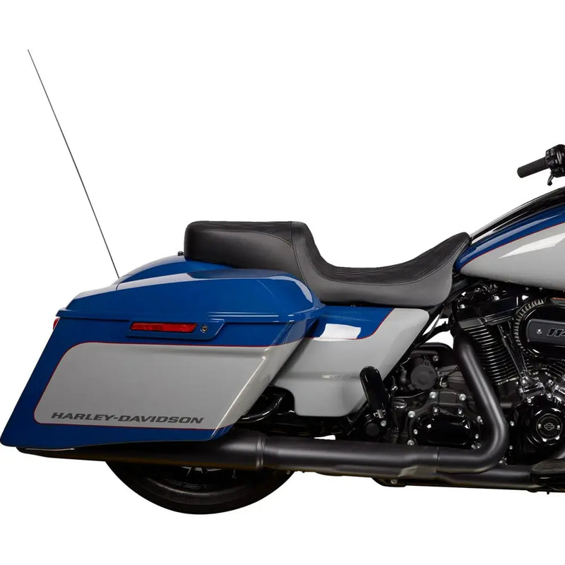 Drag Specialties Performance Predator 2-Up Sadel till Harley