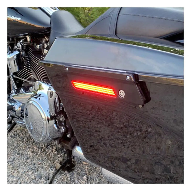 Custom Dynamics Dual Intensity LED Lampor Handtag Sidoväskor till Harley
