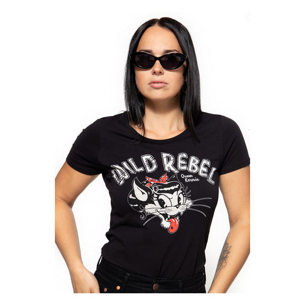 Queen Kerosin Wild Rebel T-Shirt