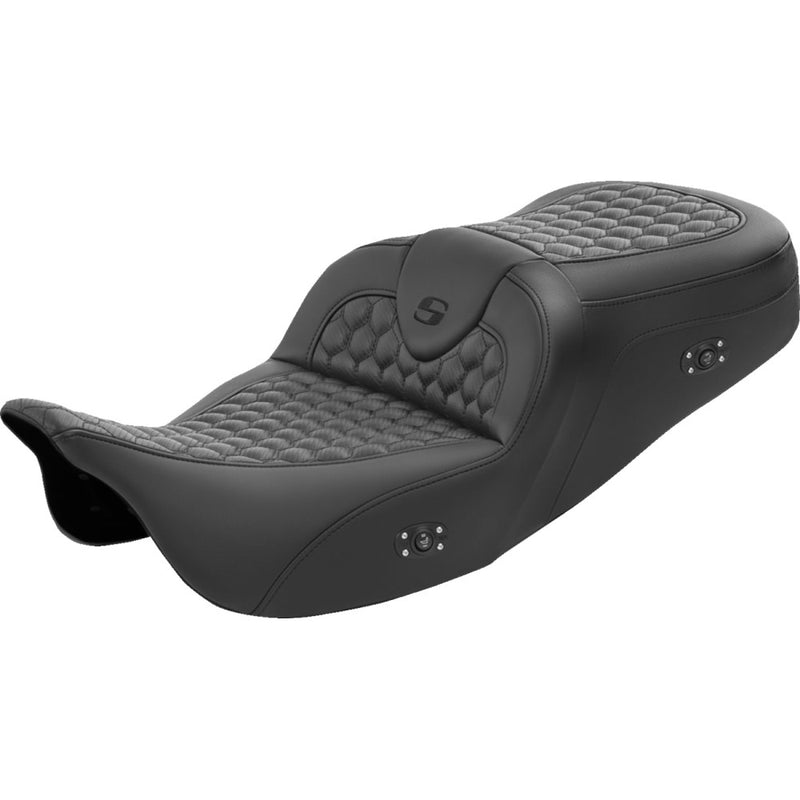Saddlemen Roadsofa Honeycomb Sadel till Harley
