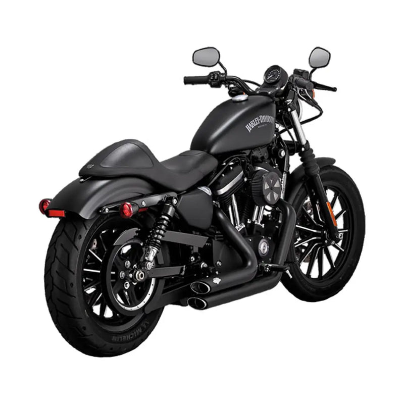 Vance & Hines Shortshots Staggered Avgassystem till Harley