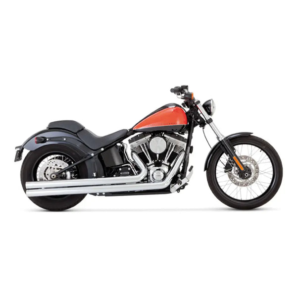 Vance & Hines Bigshots Long Avgassystem Krom till Harley