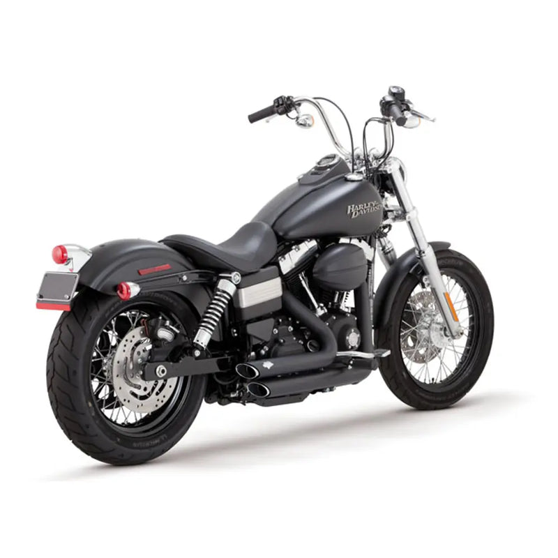 Vance & Hines Shortshots Staggered Avgassystem till Harley