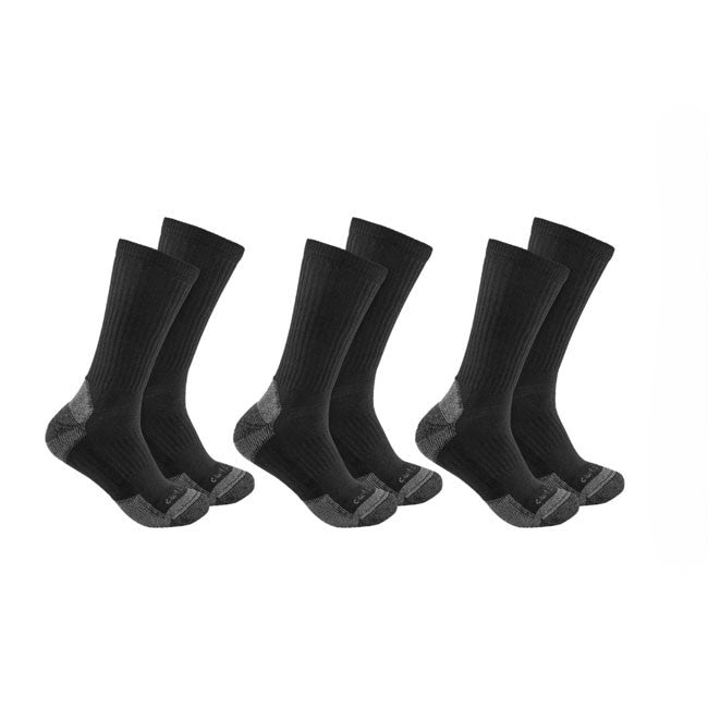 Carhartt Cotton Blend Crew Strumpor 3-pack