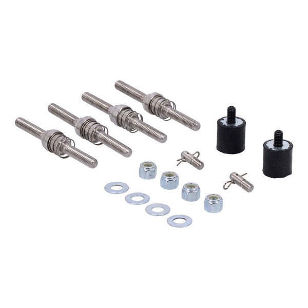 Cycle Visions Bareback Quick Release-sats Sidoväskor till Harley