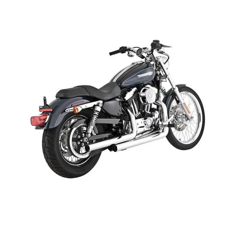 Vance & Hines Straightshots Avgassystem Krom till Harley