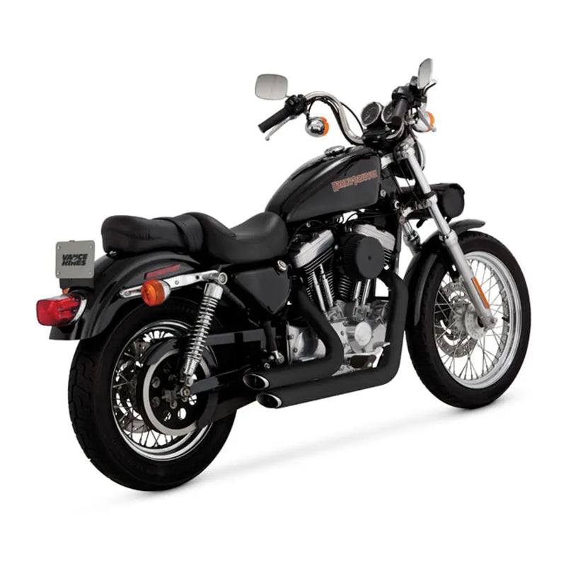 Vance & Hines Shortshots Staggered Avgassystem till Harley