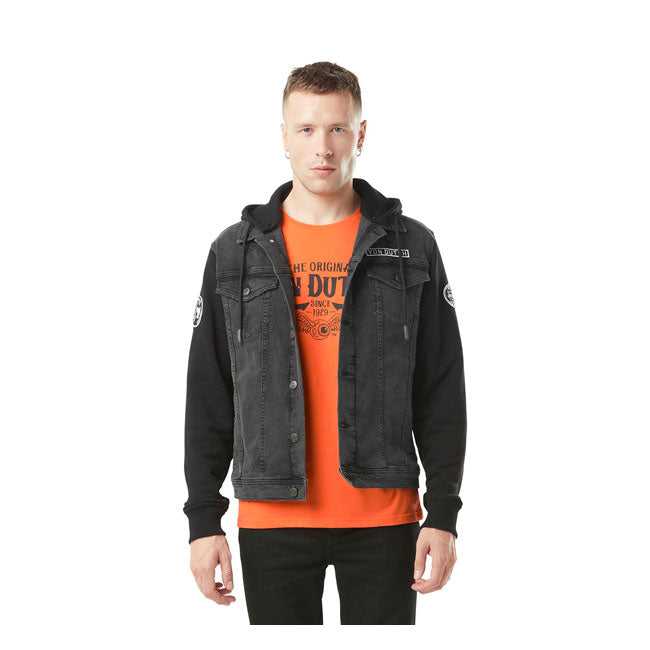 Von Dutch Svart Denim Jacka