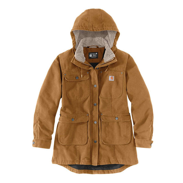 Carhartt Loose Fit Weathered Duck Coat Dam