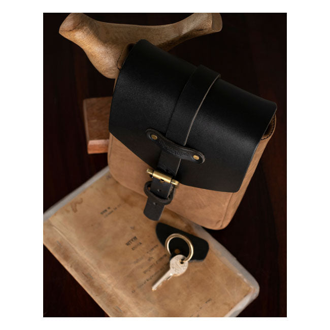 Trip Machine Vintage Leather 1.3L Tankväska MC