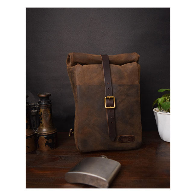 Trip Machine Vintage Leather 3.3L Sidoväska / Axelremsväska MC