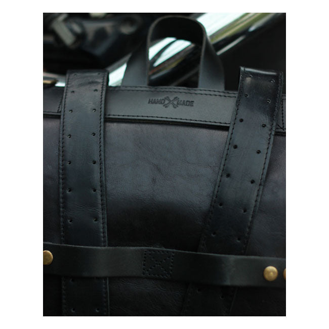 Trip Machine Vintage Leather 15L Sidoväska / Ryggsäck MC