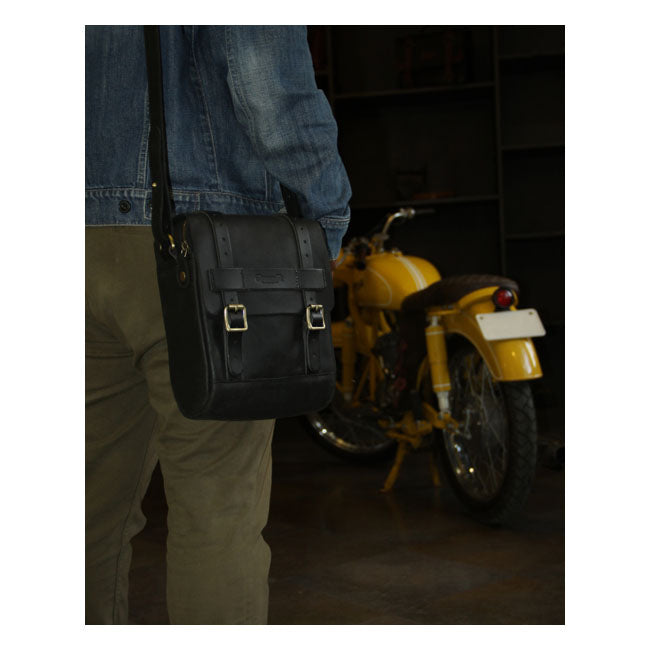 Trip Machine Vintage Leather 4.4L Tankväska / Sadelväska MC