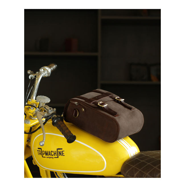 Trip Machine Vintage Leather 4.4L Tankväska / Sadelväska MC