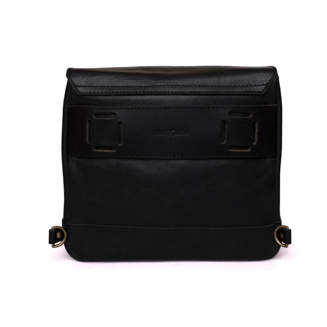 Trip Machine Vintage Leather Messenger Bag Packväska MC