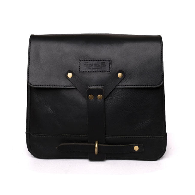 Trip Machine Vintage Leather Messenger Bag Packväska MC