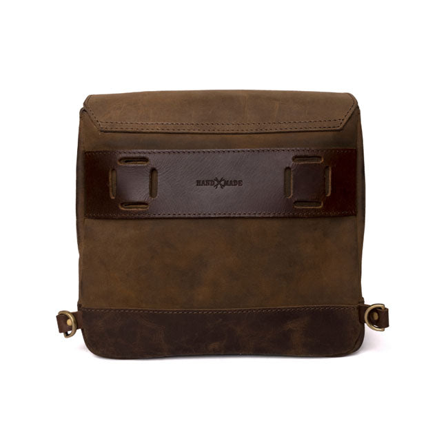 Trip Machine Vintage Leather Messenger Bag Packväska MC