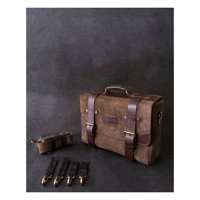 Trip Machine Vintage Leather Warrior Sidoväska MC