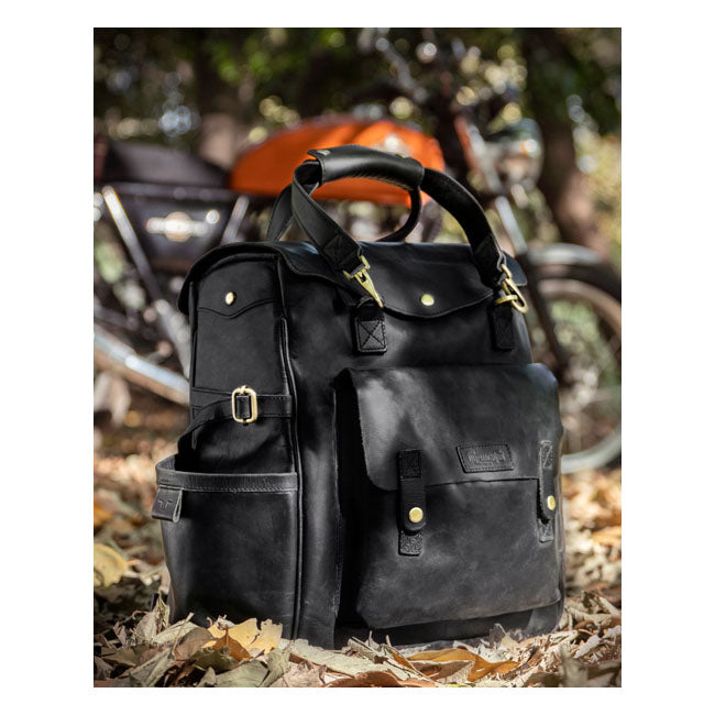 Trip Machine Vintage Leather Outlander Sidoväska / Ryggsäck MC