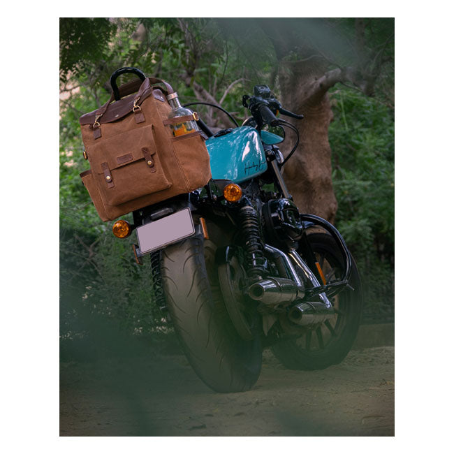 Trip Machine Vintage Leather Outlander Sidoväska / Ryggsäck MC