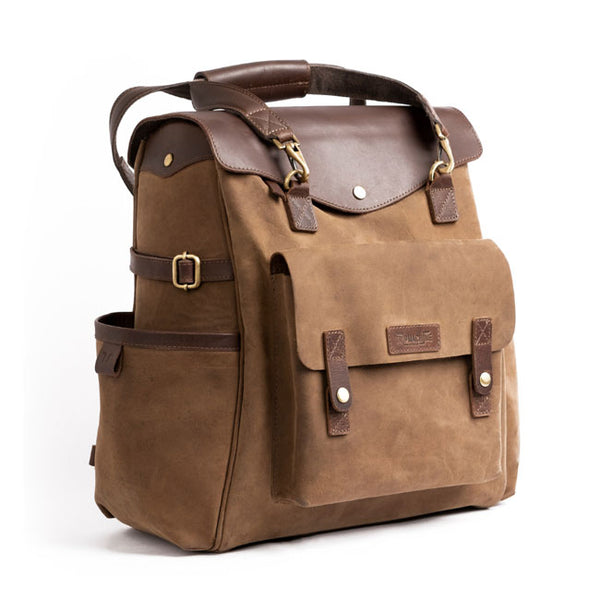 Trip Machine Vintage Leather Outlander Sidoväska / Ryggsäck MC