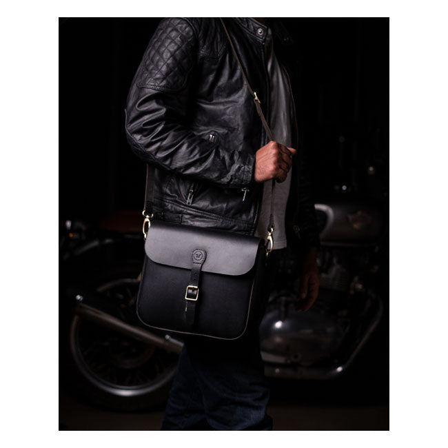 Trip Machine Classic Leather Sidoväska MC