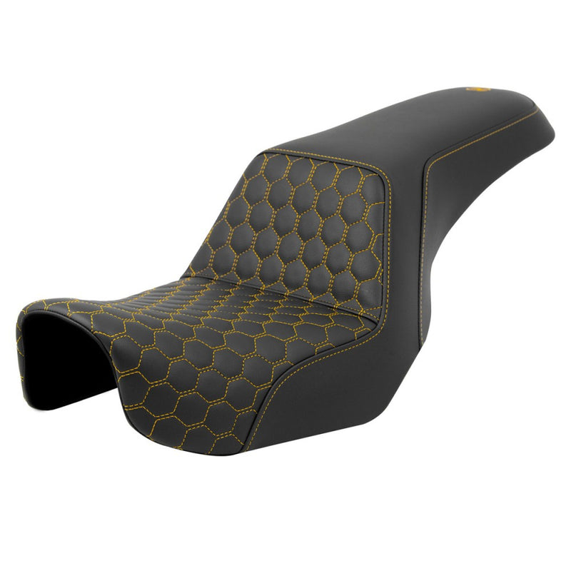 Saddlemen Step-Up Honeycomb Sadel till Harley