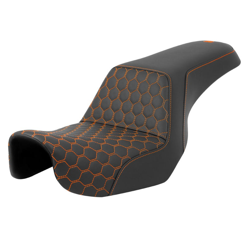 Saddlemen Step-Up Honeycomb Sadel till Harley