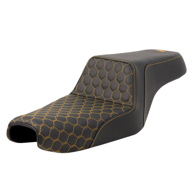 Saddlemen Step-Up Honeycomb Sadel till Harley