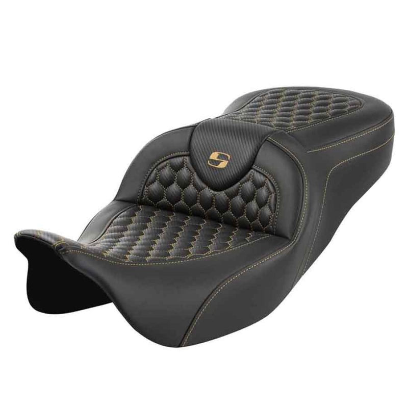 Saddlemen Roadsofa Honeycomb Sadel till Harley