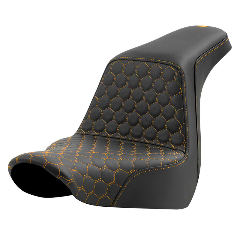 Saddlemen Step-Up Honeycomb Sadel till Harley
