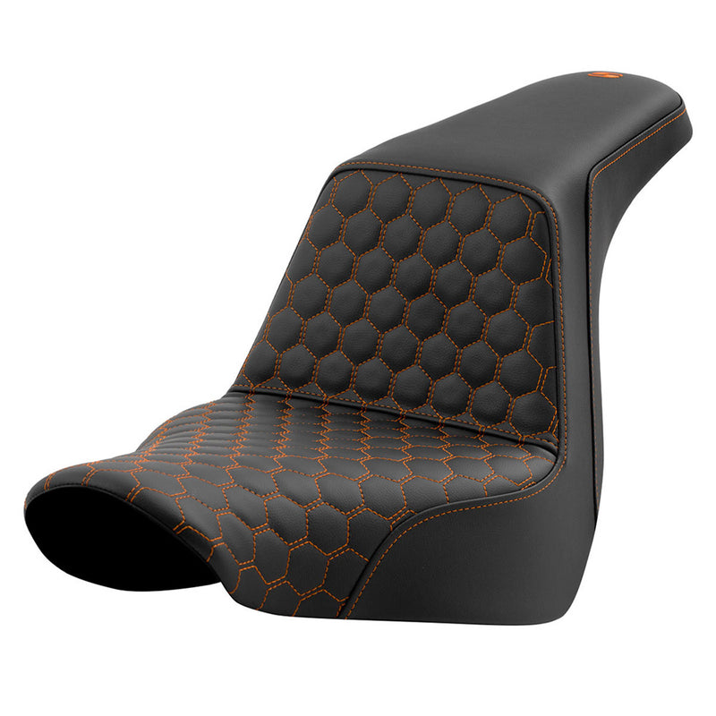 Saddlemen Step-Up Honeycomb Sadel till Harley