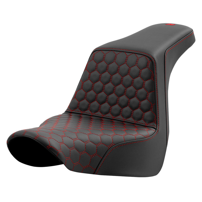 Saddlemen Step-Up Honeycomb Sadel till Harley