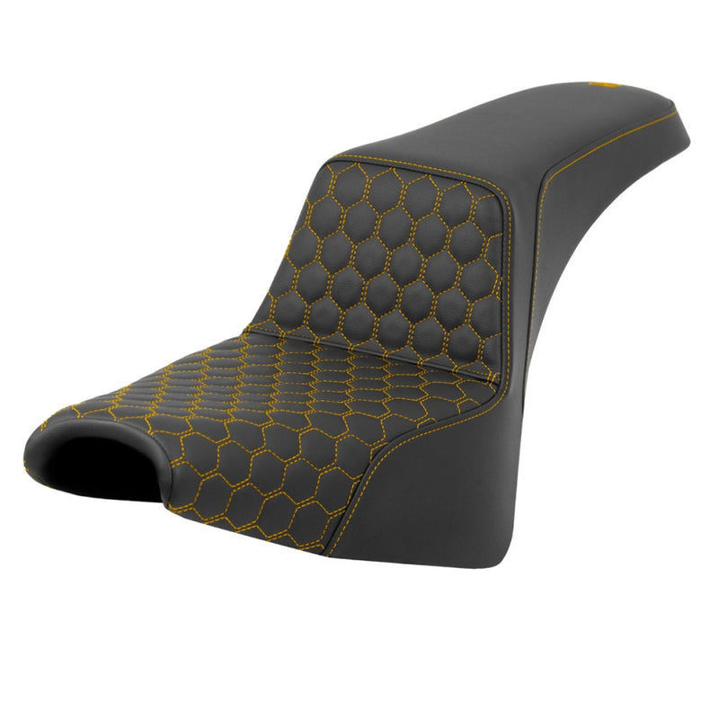 Saddlemen Step-Up Honeycomb Sadel till Harley
