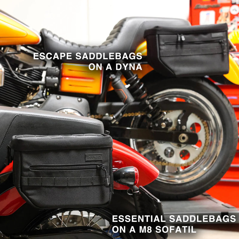 Thrashin Supply Hard Mount Stödfästen Sidoväskor till Harley