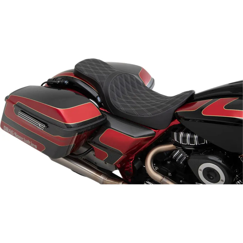 Drag Specialties Predator 2-Up Forward Sadel till Harley 