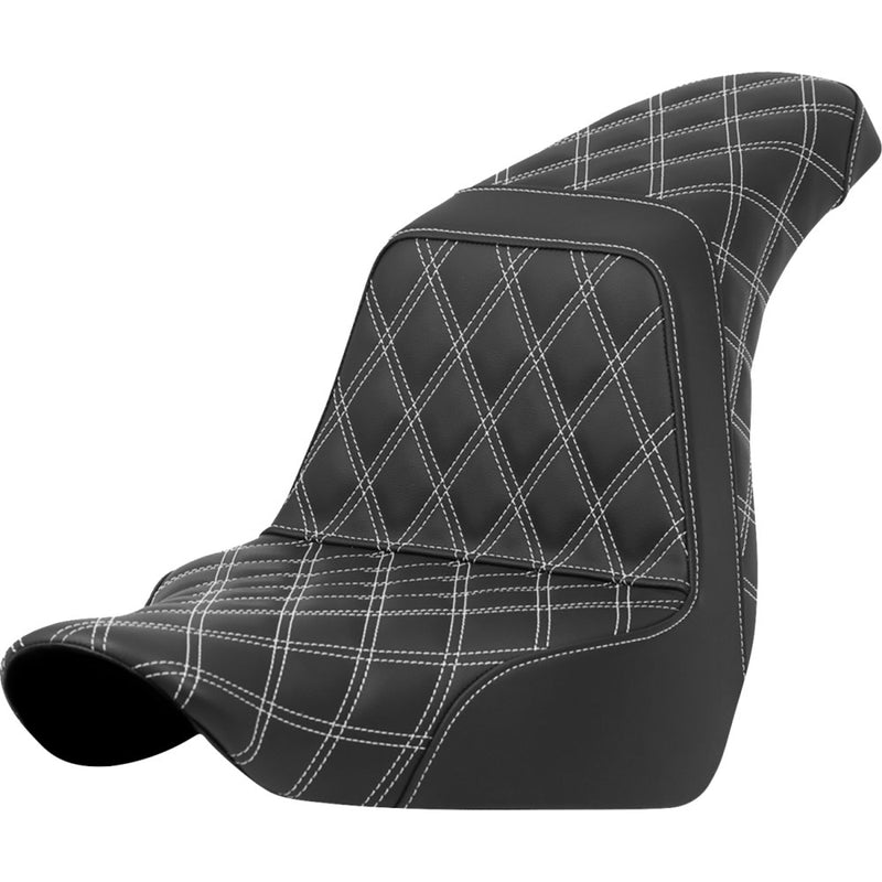 Saddlemen Step-Up Lattice Stitch Sadel till Harley
